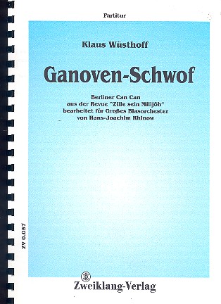 Ganoven-Schwof: für Blasorchester