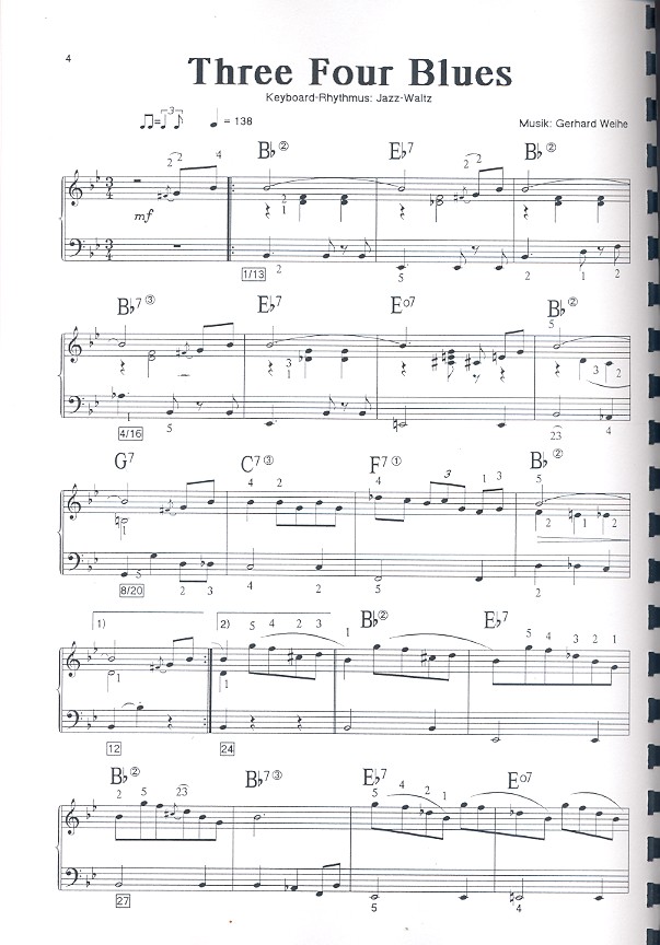 Three Four Blues (+Midifiles):