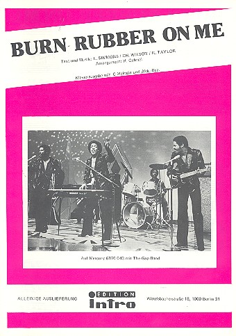 Burn rubber on me: Einzelausgabe