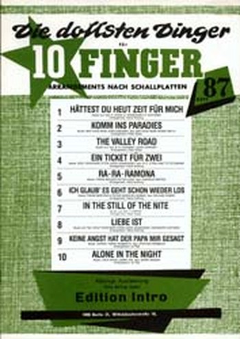 Die dollsten Dinger für 10 Finger Band 87: