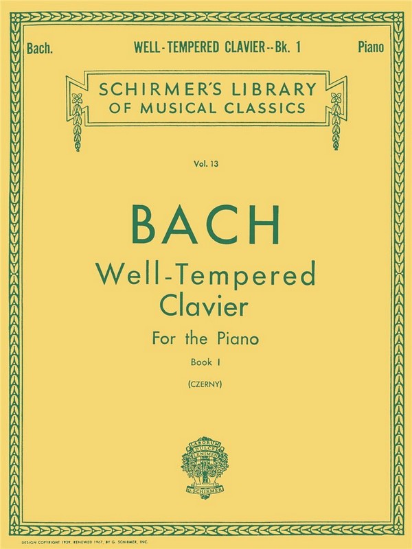 Well-tempered Clavier vol.1