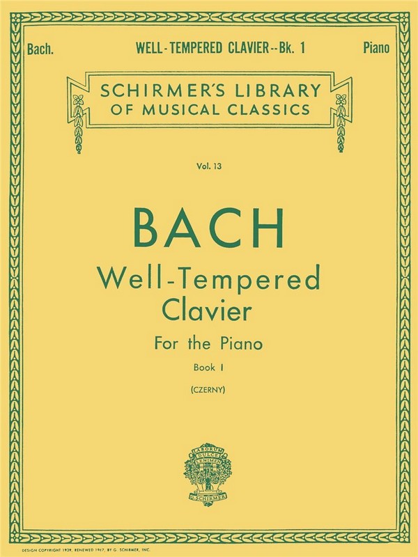 Well-tempered Clavier vol.1