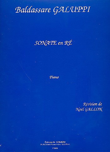 Sonate ré majeur op.5