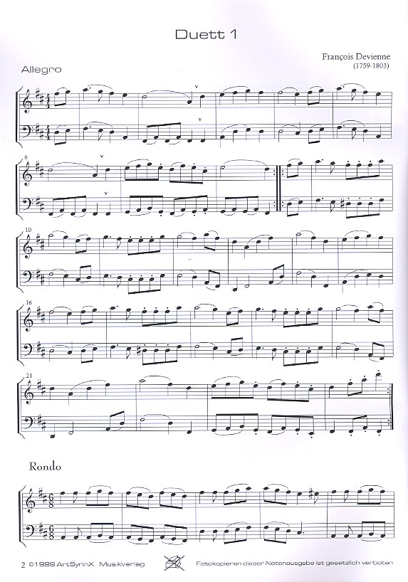 6 kleine Duette op.82