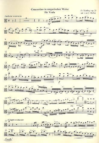 Concertino in ungarischer Weise op.21