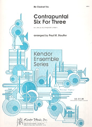 Contrapuntal Six for Three for 3 clarinets