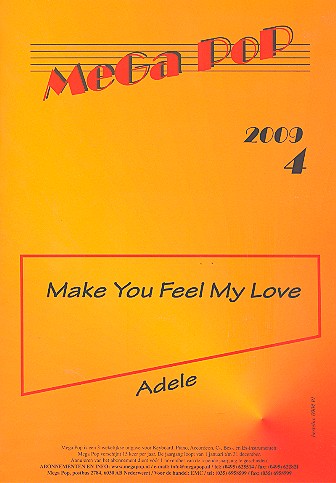 Make You feel my Love: für Klavier (en)