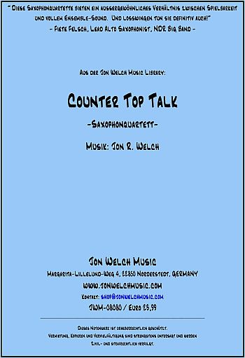 Counter top Talk für 4 Saxophone (AA(T)TBar)