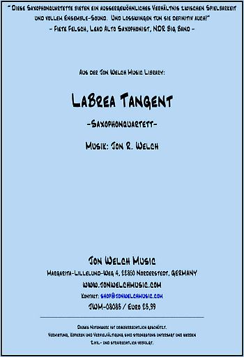 Labrea Tangent für 4 Saxophone