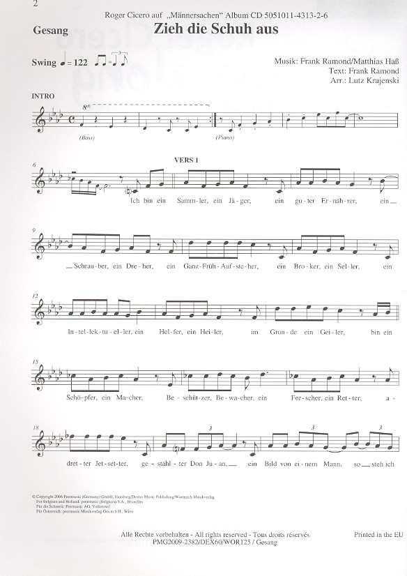 Roger Cicero Swing Along (+CD):