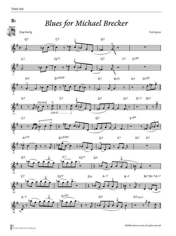 Playing through the Blues (+CD)