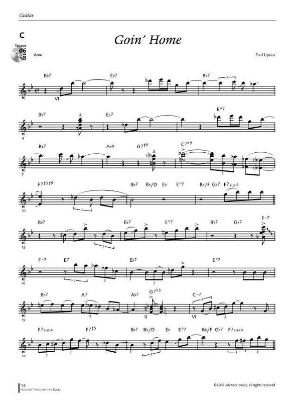 Playing through the Blues (+CD)