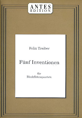 Inventionen für 4 Blockflöten (SoATGb)