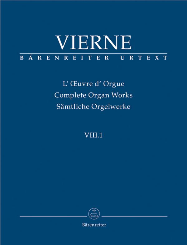 Sämtliche Orgelwerke Band 8,1