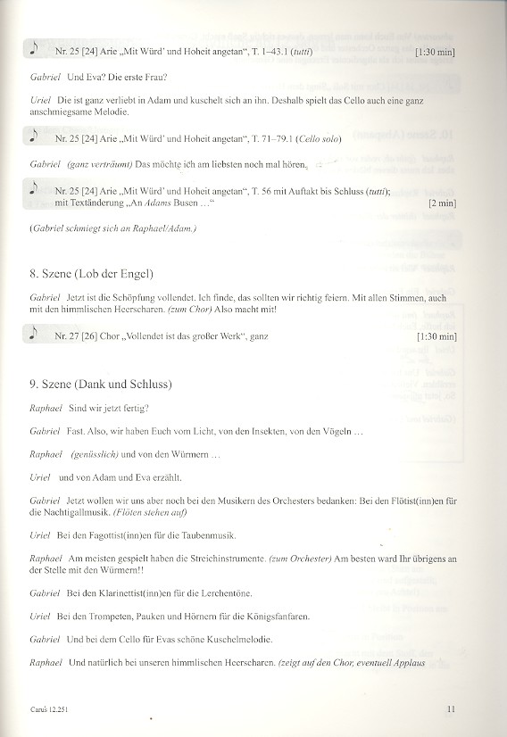 Haydns Schöpfung für Kinder für Soli,