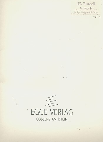 Sonate Nr.12 für Oboe (Oboe d'amore),