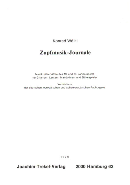 Zupfmusik-Journale
