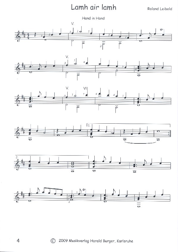 Bienvenida für Gitarre