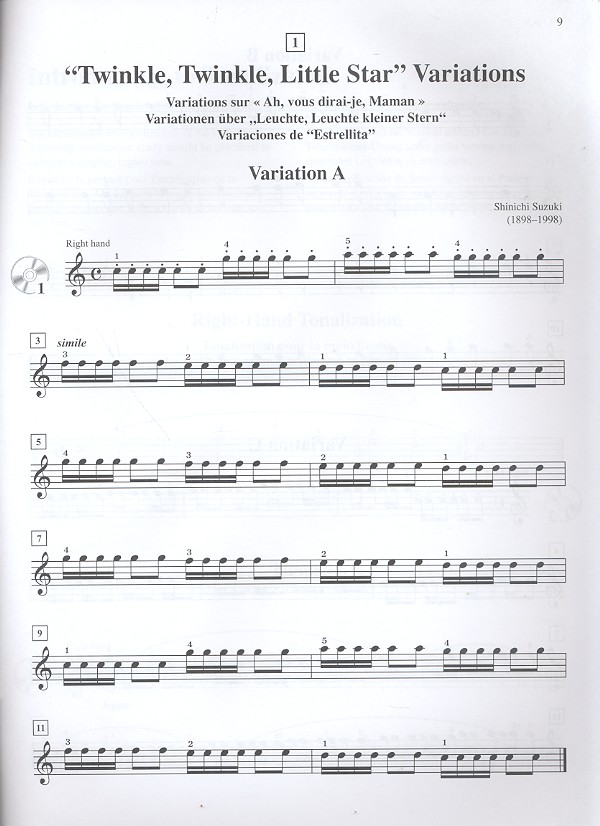 Suzuki Piano School vol.1 (+CD)