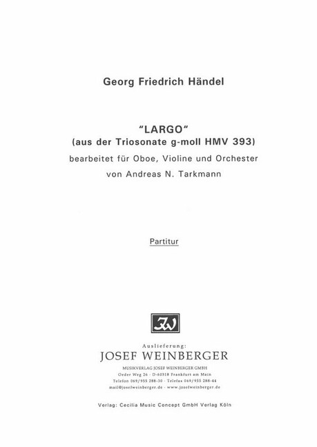 Largo aus der Sonate g-Moll HWV393