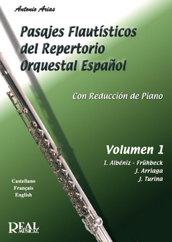 Pasajes de flauta del repertorio orquestral espanol vol.1