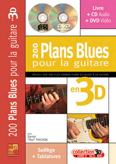 200 Plans Blues en 3D (+CD + DVD):