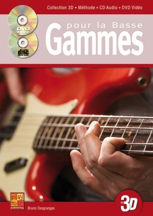 Gammes en 3D (+CD + DVD): pour basse/tab