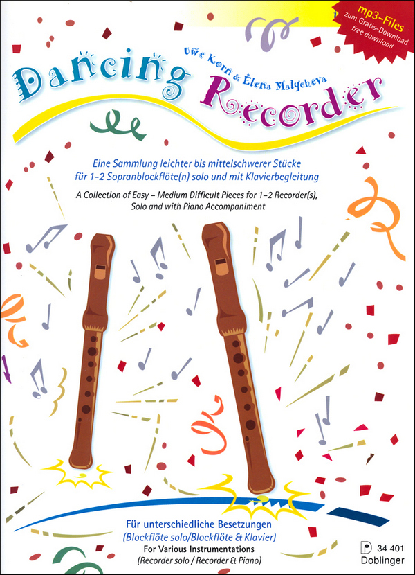 Dancing Recorder für 1-2 Sopranblockflöten