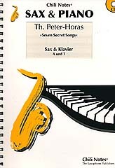 7 Secret Songs (+CD) für 2 Saxophone (A/T)