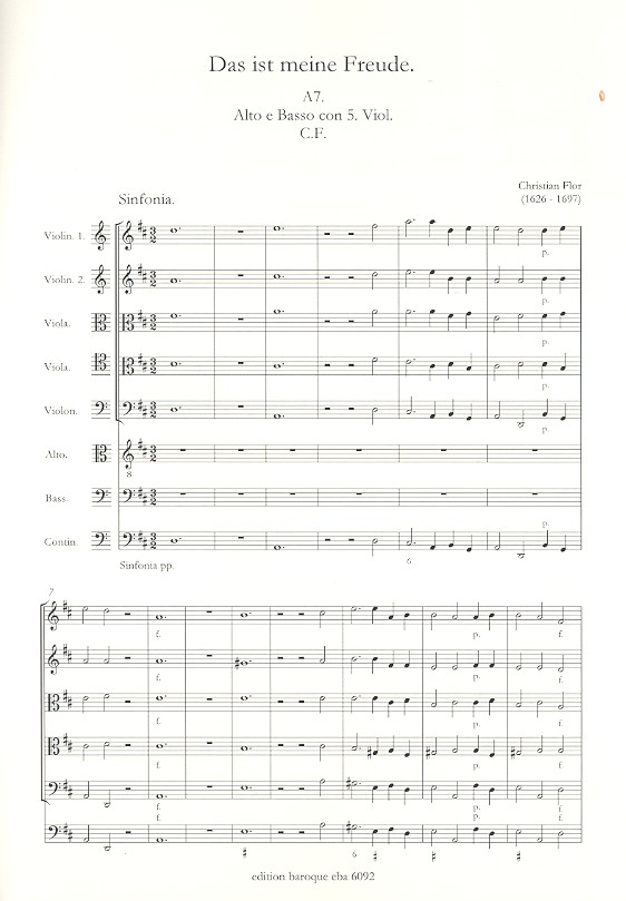 Das ist meine Freude für Alt, Bass,