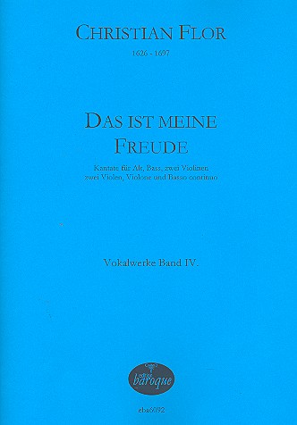 Das ist meine Freude für Alt, Bass,