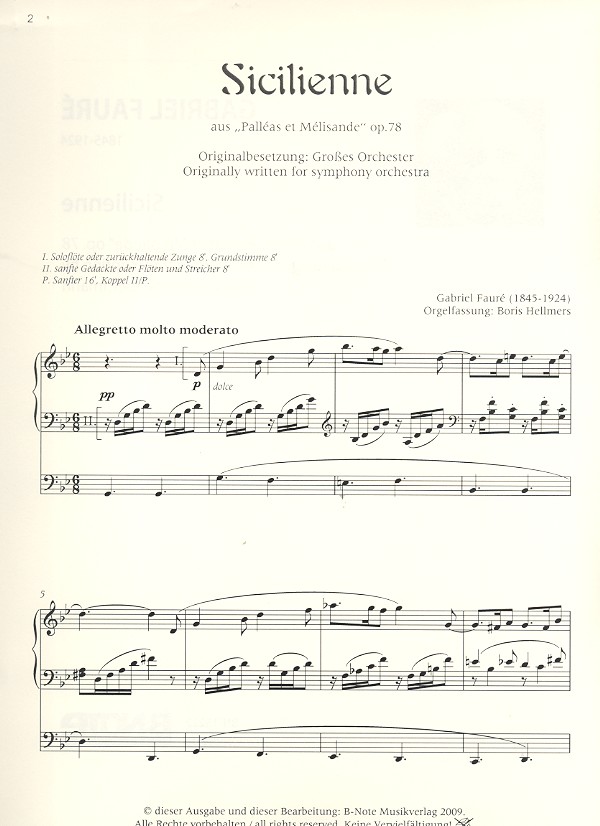 Sicilienne op.78