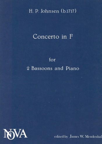 Konzert F-Dur für 2 Fagotte und Streicher