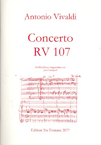 Konzert RV107 für 5 Blockflöten