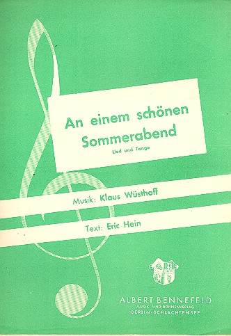 An einem schönen Sommerabend: