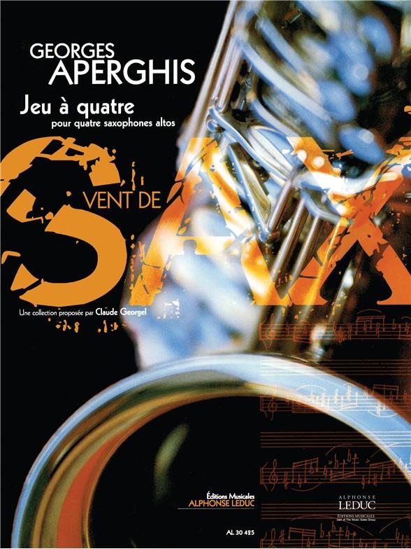 Jeu à quatre pour 4 saxophones altos