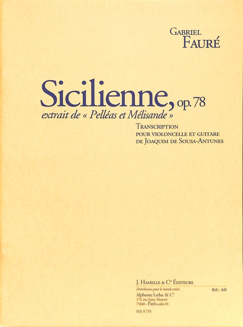 Sicilienne op.78