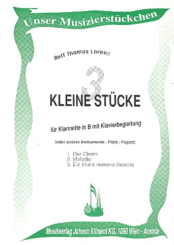 3 kleine Stücke für Klarinette