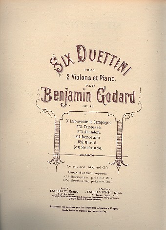 6 duettini op.18