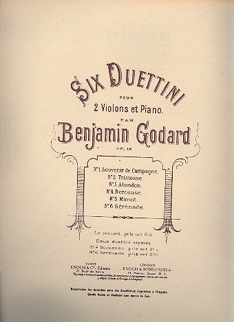 6 duettini op.18 