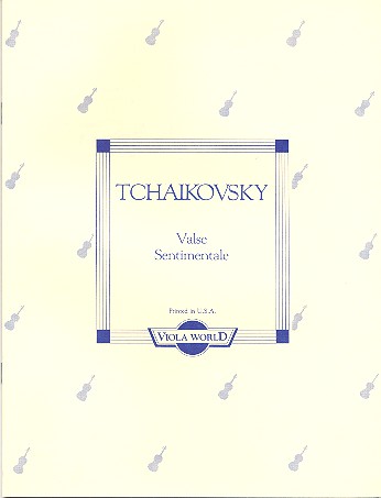 Valse Sentimentale for viola and piano