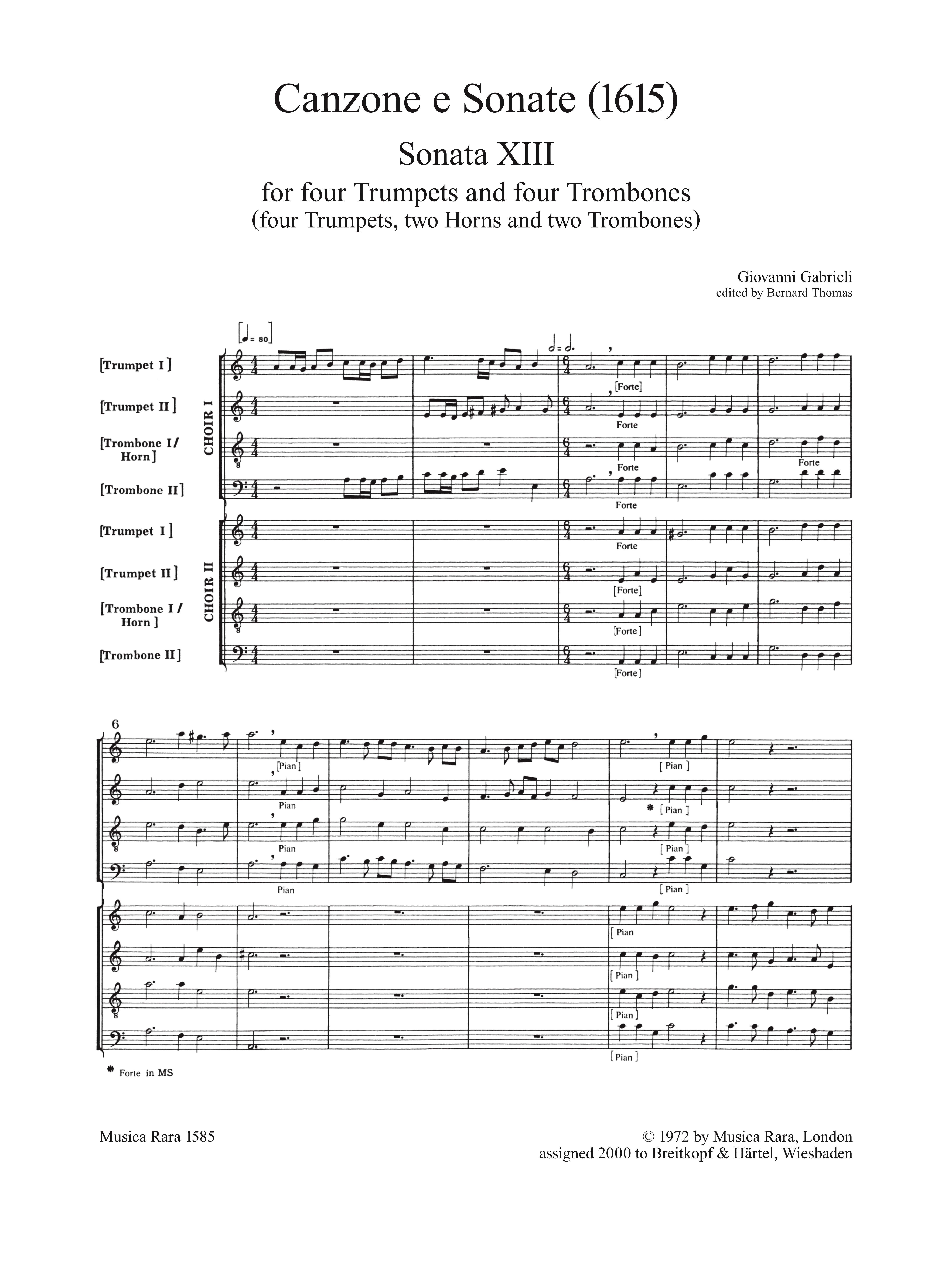 Canzone e Sonate (1615) Nr.13