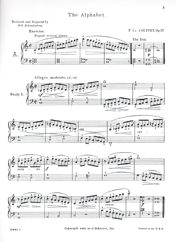 The Alphabet 25 (very easy studies)