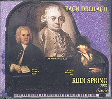 Bach Dreifach 3 CD's mit Klaviermusik von