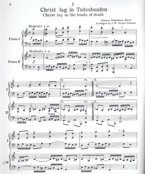 11 Chorale Preludes from The Little Organ Book