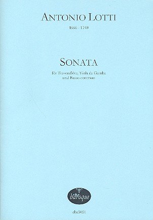 Sonata für Flöte, Viola da Gamba und Bc