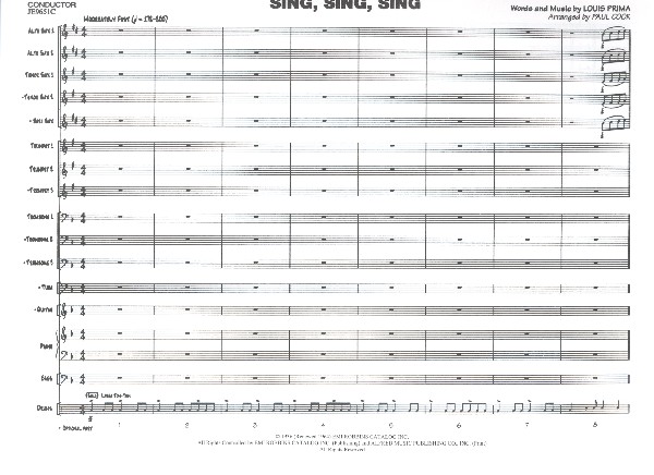 Sing Sing Sing: für Jazz Ensemble