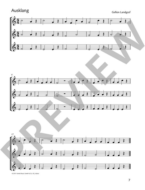 Die fröhliche Querflöte Band 1 - Trioheft