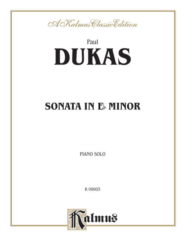 Sonata in e Flat Minor