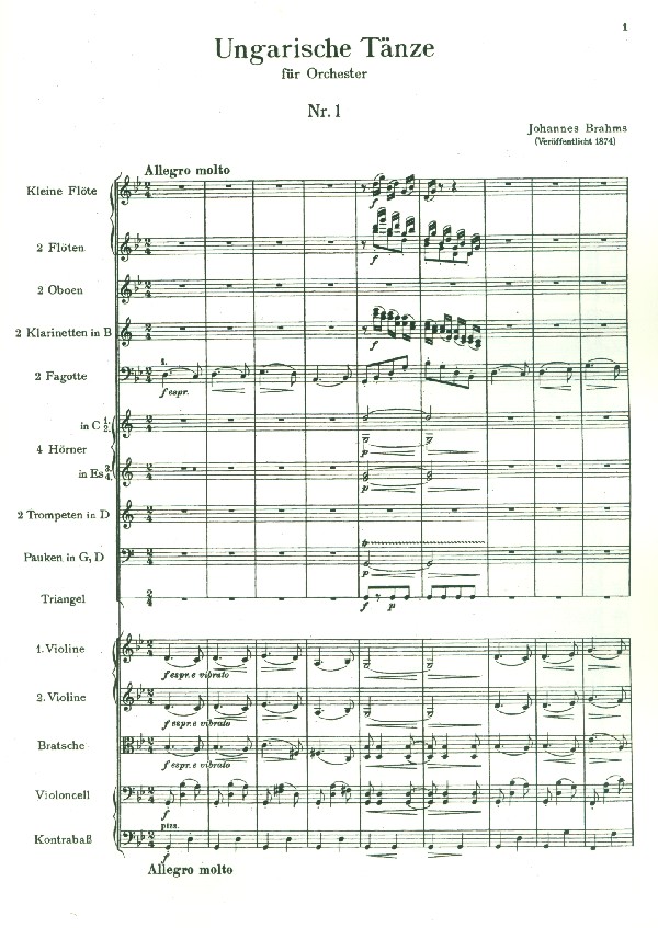 3 ungarische Tänze für Orchester